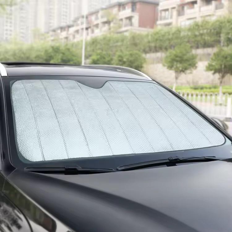 Aluminum Foil Car Windshield Sunshade - Heat Insulation & Sun Protection
