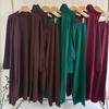 New Spring & Autumn Knitted Three-Piece Set: Sleeveless Vest, Cardigan, and Pants