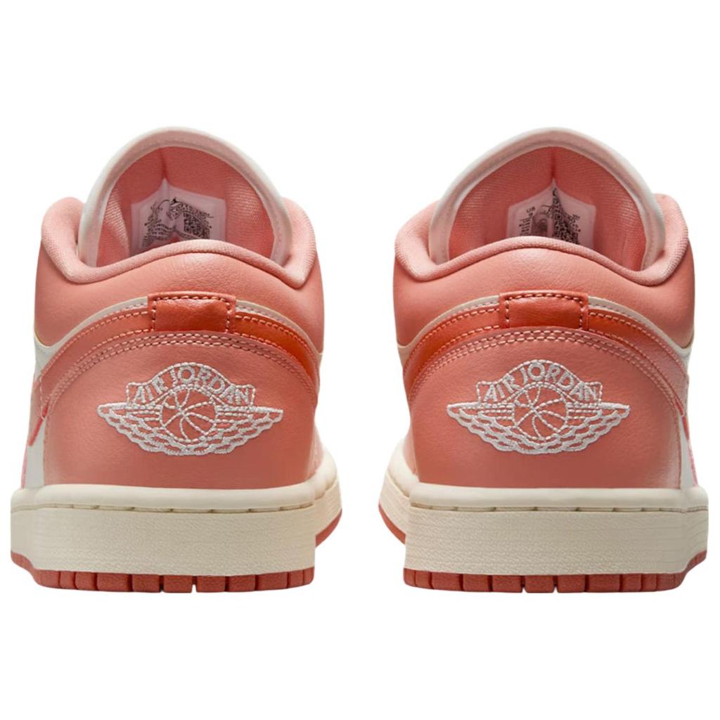 Jordan 1 Low Low-Top Women's Shoes Sail Pale Ivory Madder Root DC0774-180