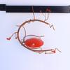 Oriole Bird Feeder for Jelly And Orange, Hanging Birdfeeder with Fruit Holder, Outdoor Orange Slice Bird Feeder for Garden Backyard Birds