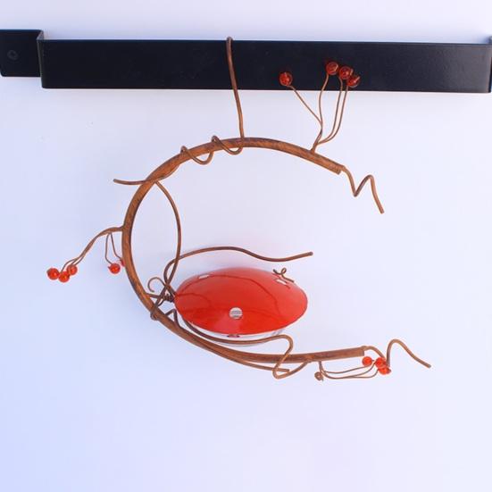 Oriole Bird Feeder for Jelly And Orange, Hanging Birdfeeder with Fruit Holder, Outdoor Orange Slice Bird Feeder for Garden Backyard Birds