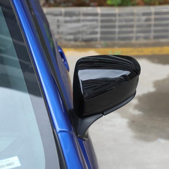 Gloss Piano Black Exterior Door Handle Window Louver Trim Set For Subaru WRX 22+