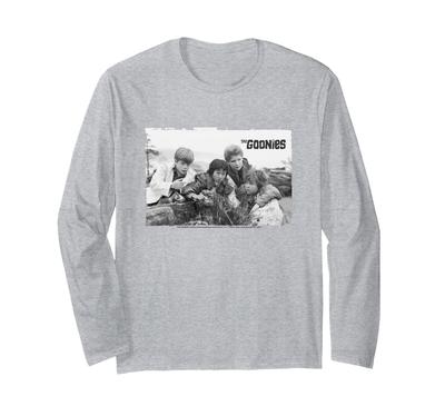 The Goonies Gang Mikey Datamouse & Chunk Long Sleeve T-Shirt
