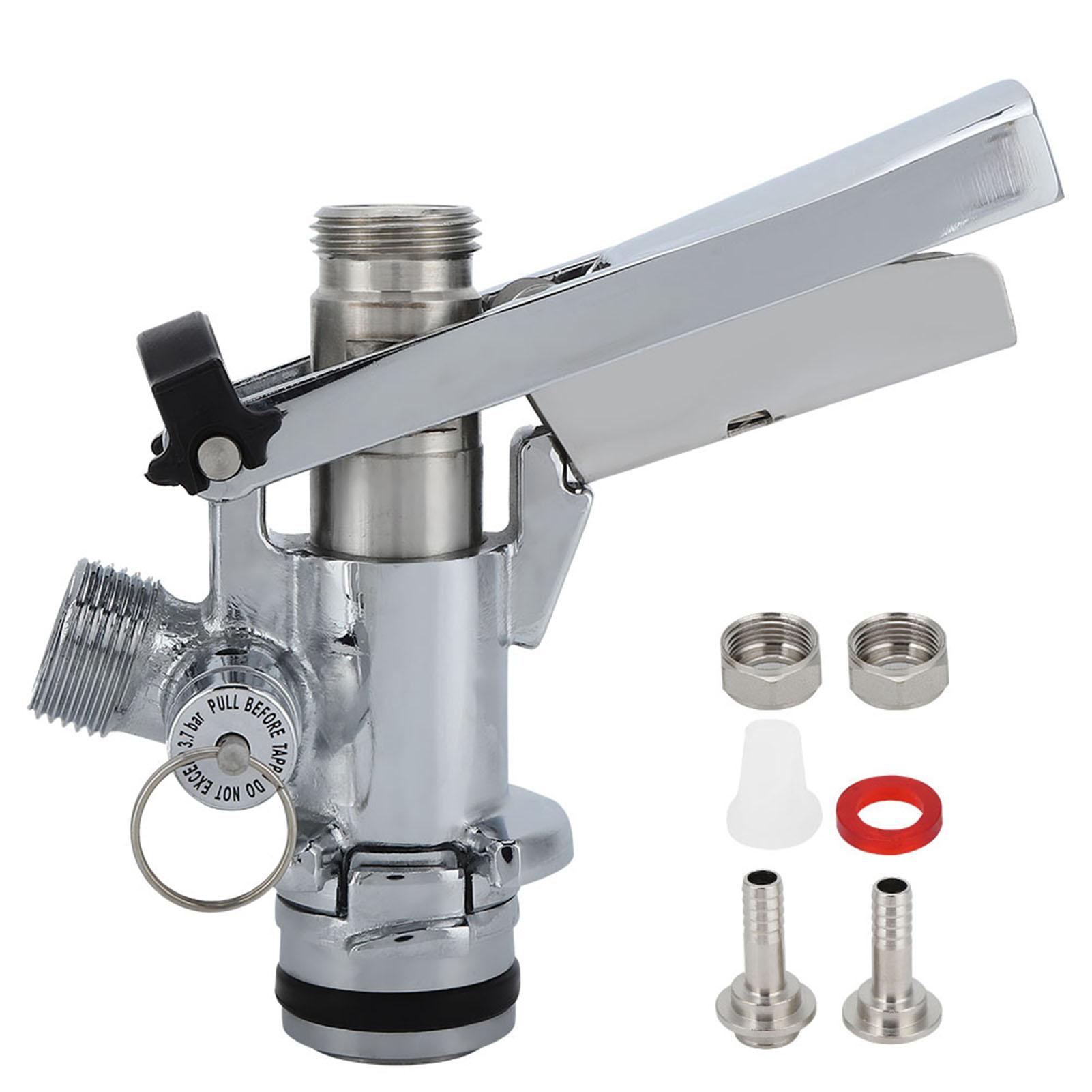 

Диспенсер для пивных кегов Пивной фитинг /8 U-типа из нержавеющей стали Аксессуар для диспенсера для пивных кегов для домашнего бара, ресторана темно серый