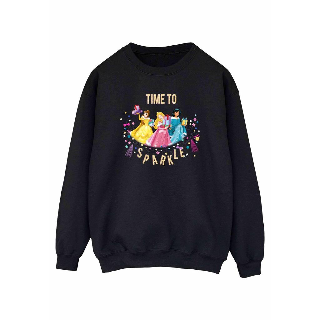 Disney Womens/Ladies Princess Time To Sparkle Sweatshirt