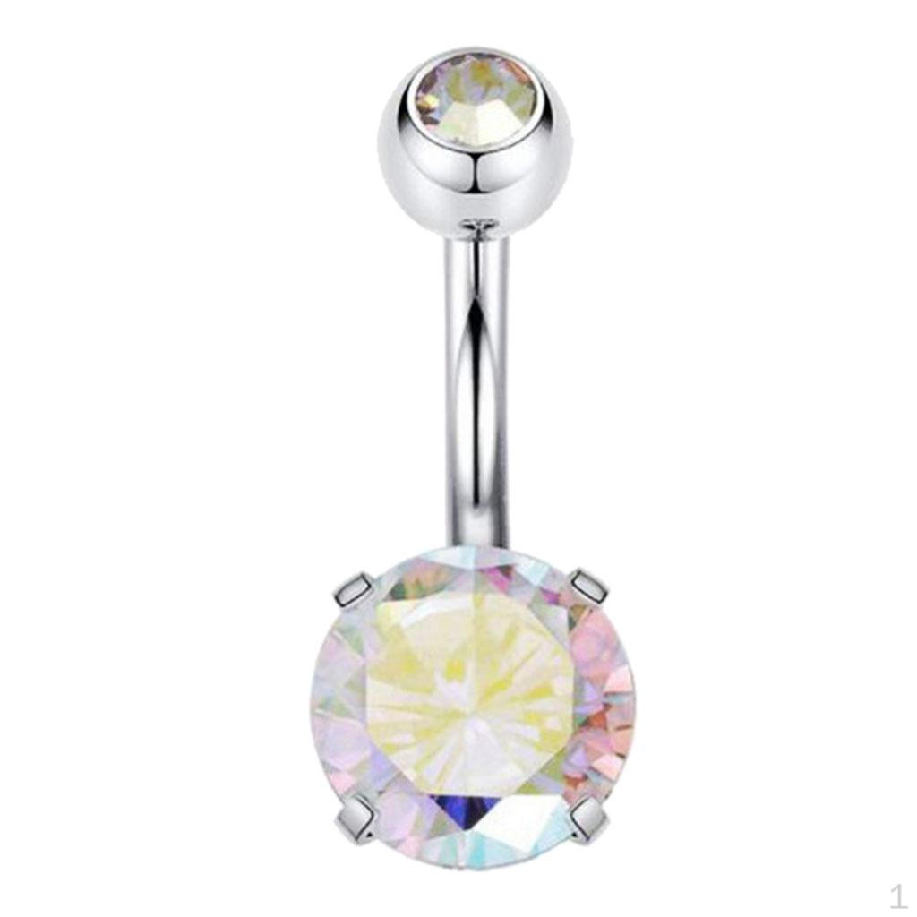 

Набор из циркона из нержавеющей стали, кольцо для пупка, брови 7