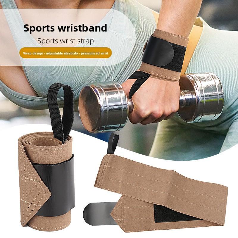 Sports Power Bracer Strap Weightlifting Deadlift Grip Push-up Pressure Wrap Wrist Power Wrist Strap