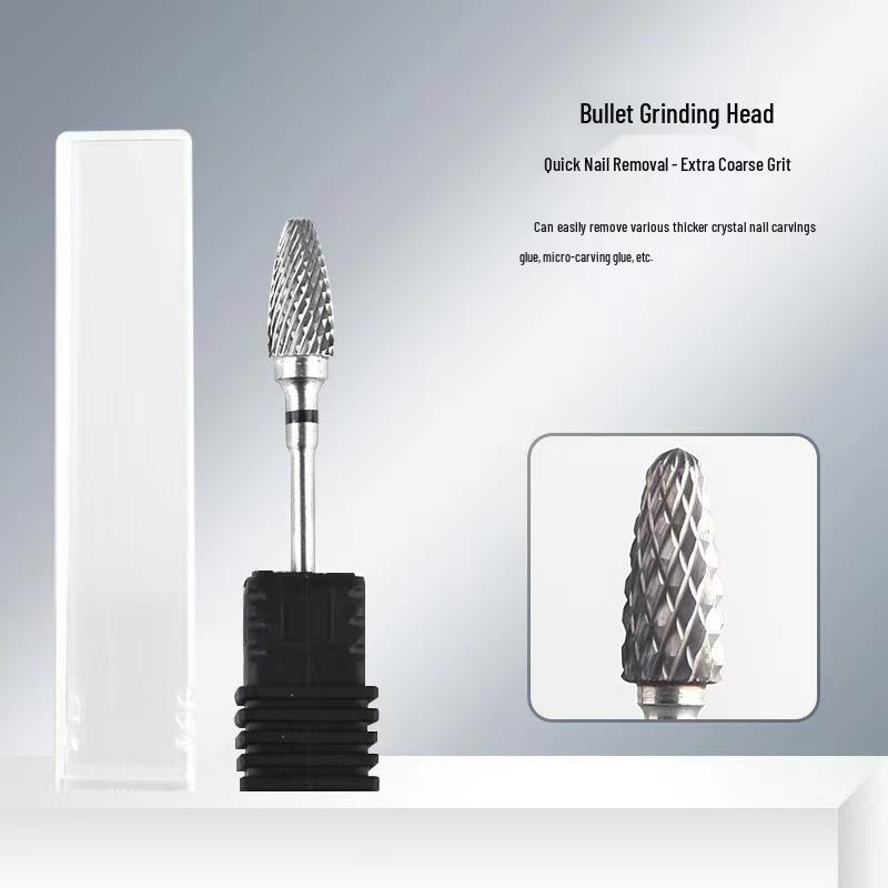 Nail Art Tungsten Steel Drill Bit for Cuticle Removal & Pre-treatment Gel Polish