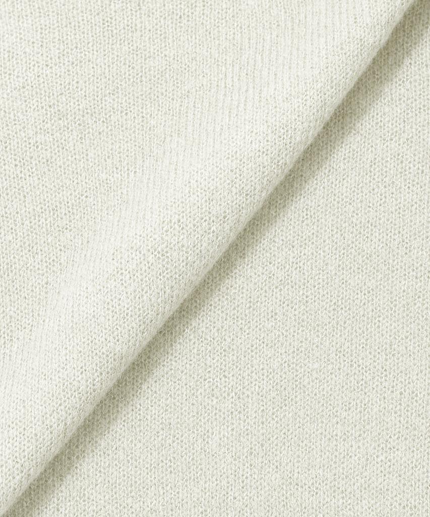MOAA Sheer Loose V-Neck Knit (Ivory)