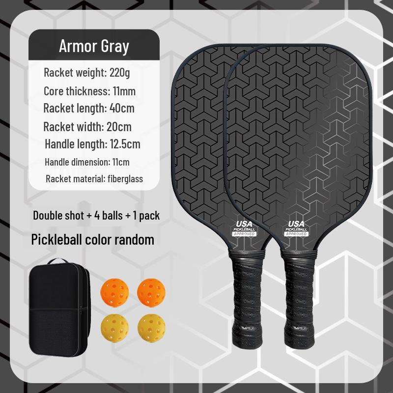 Adult Professional Fiberglass Pickleball Paddle Set