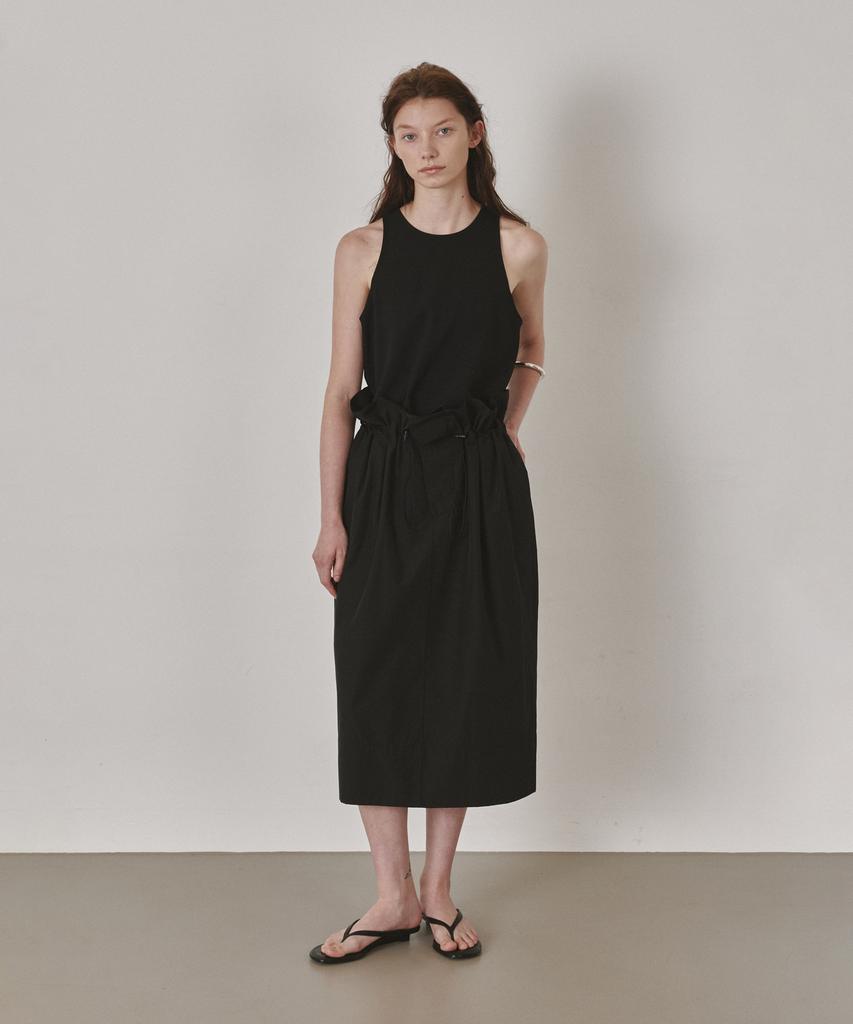 Bopeu Nerin Gather Skirt (Black)