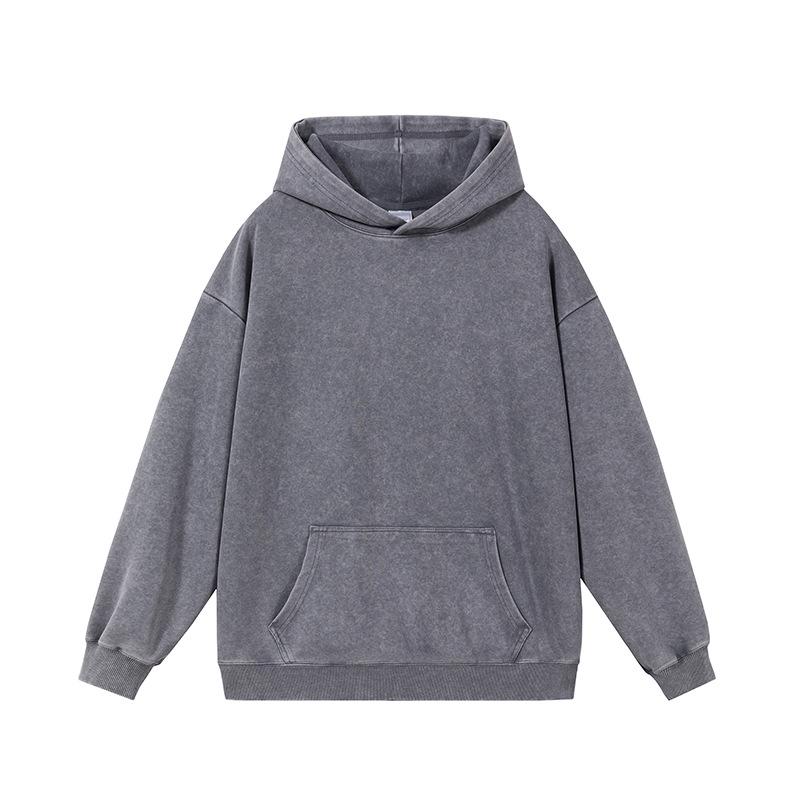 Men s Custom Embroidered Cotton Hoodie - Loose, Thick & Washable S