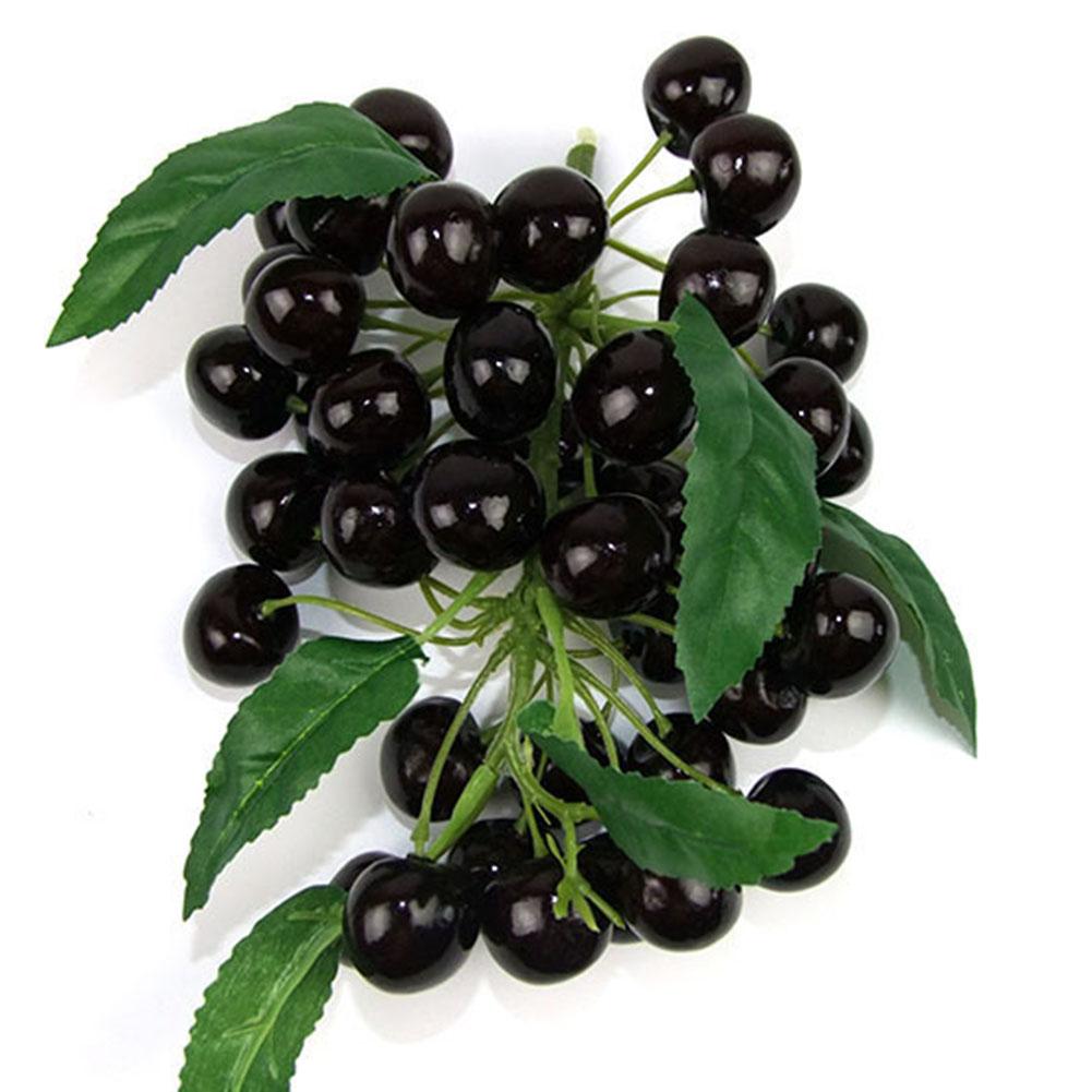 1pc Fake Fruit Longan Artificial Lychee Blueberry Cherries Home Decorations Plastic Foam Fake Fruit Window Display Ornaments