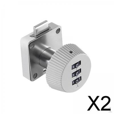 2x Kombinuotas cam užraktas spintelės kodinis raktas be rakto virtuvės skaitmeninis saugumas