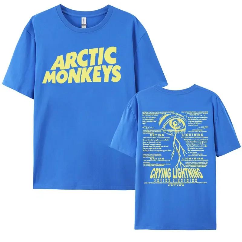 Rock Arctic Monkeys Crying Lightning T-Shirts Männer Frauen Kleidung Mode Hip Hop T-Shirt Männlich Casual Baumwolle Kurzarm T-Shirt
