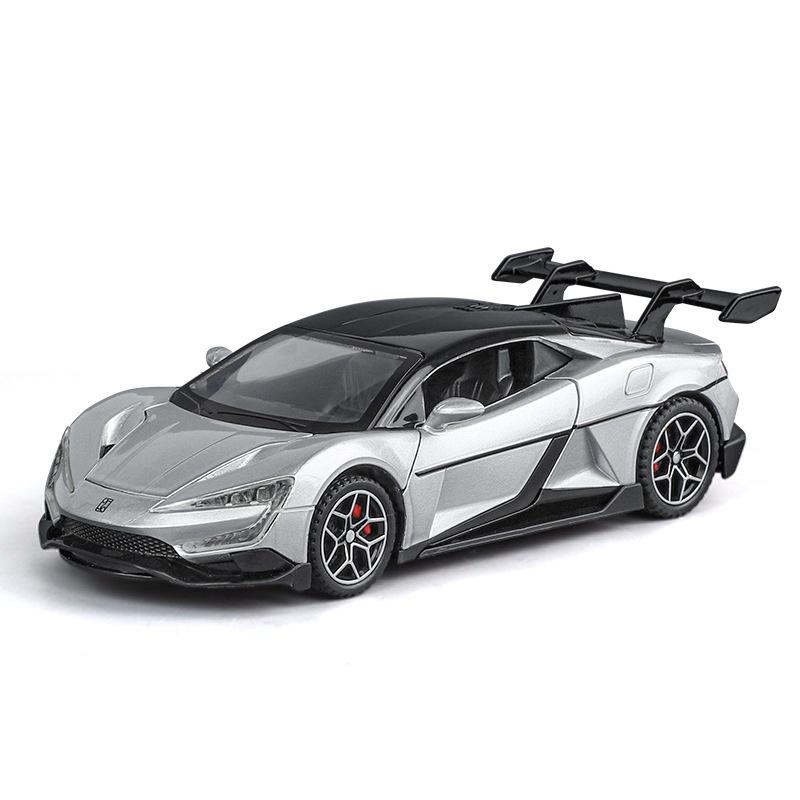 1/32 Scale BYD Look Up U9 Pure Electric Performance Supercar Alloy Diecast Model Car Car Central Control Display Ornaments Decorations