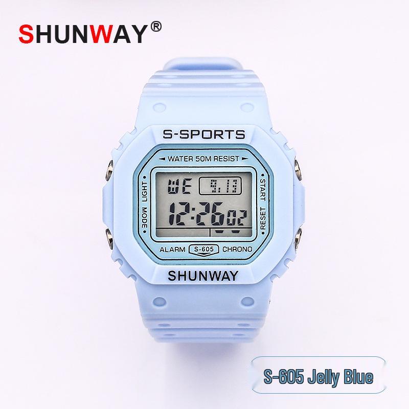 

Unicorn Luminous Waterproof Sports Watch - Versatile Matcha Green for Teens and Adults Default Bagged