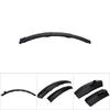 Bicycle Mud Guard Front & Rear Mountain Road Bike Mudguard Tyre  with LED Light Black