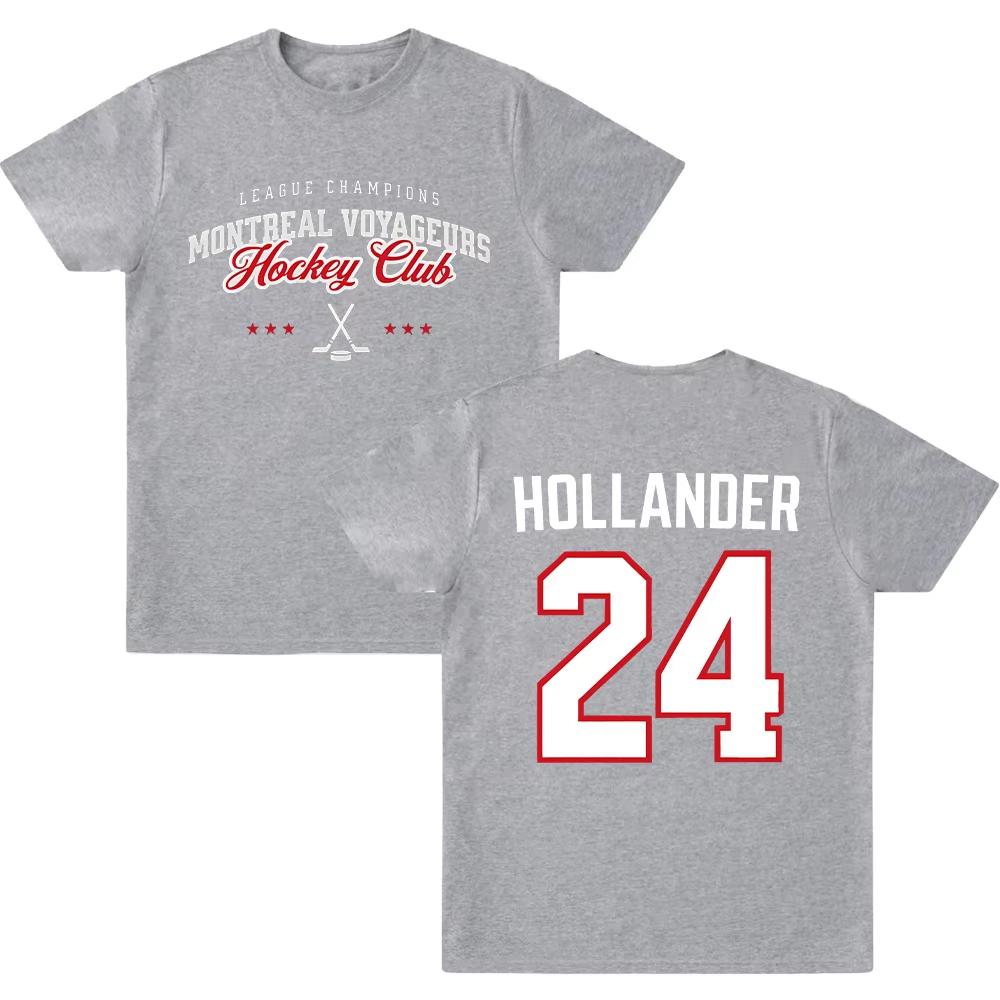 Vintage Heated Rivalry Shane Hollander 24 Printed Tshirts Commemorative Fashionable UnisexWomen Retro Unisex Oversized Loose Tees
