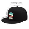 Rhino Sunset Graphic Baseball Cap Polyester Solid Color Street Style Snapback for Unisex Adults