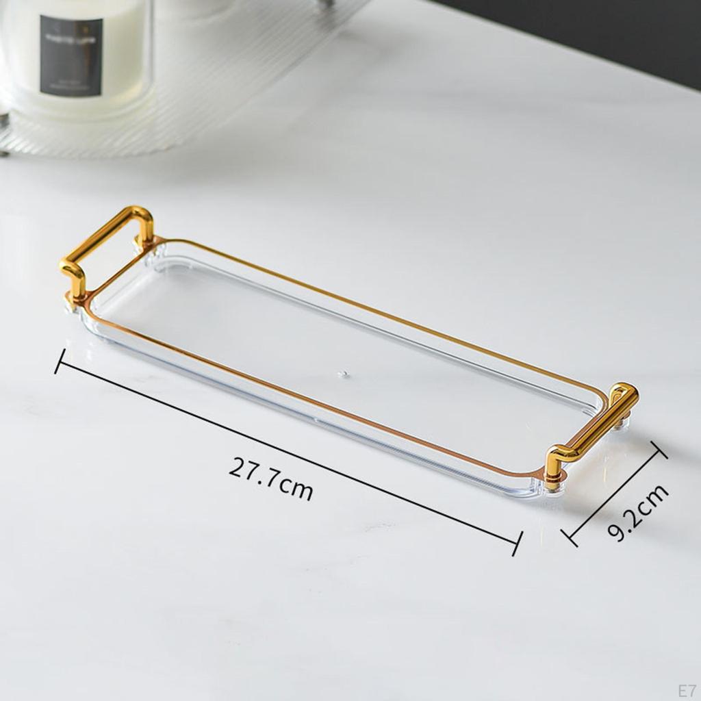 Elegant Serving Tray with Handles for Entertaining and Home Decor