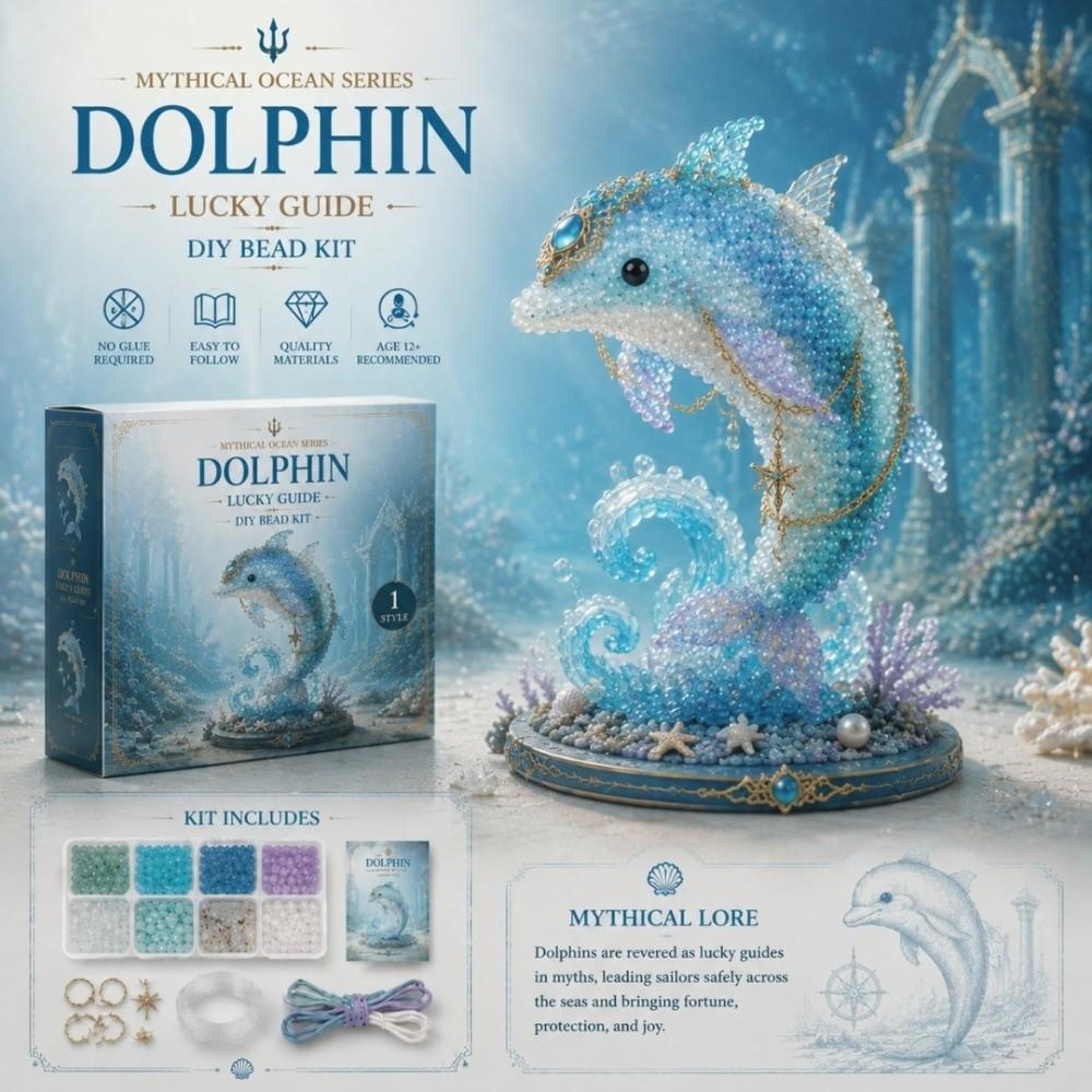 Kleurrijke Mythische Oceaan DIY Kralenpakket Kleine Kralenkunst Ambachtelijke Set Binnenactiviteiten