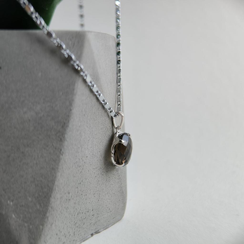 Silver Pendant with Rauchtopaz (smoky Quartz) 4.387ct (2180531)