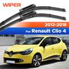 For Renault Clio 4 2012-2018 2013 2014 2015 2016 2017 Wiper Front Wiper Blades Windshield Windscreen Window Brush 26"+14"