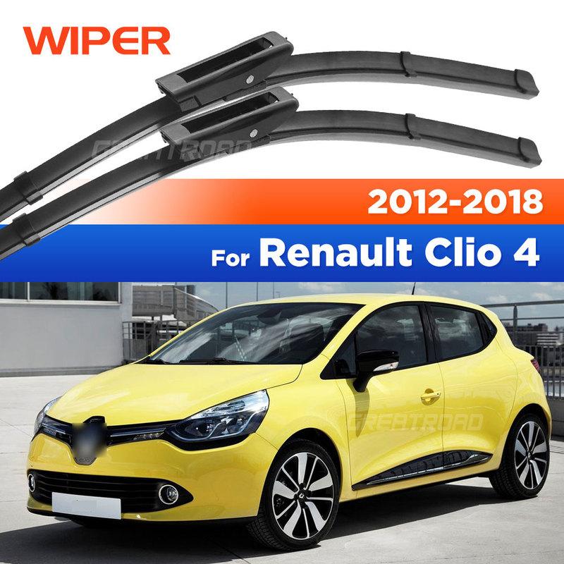 Für Renault Clio 4 2012-2018 2013 2014 2015 2016 2017 Scheibenwischer Frontscheibenwischerblätter Windschutzscheibe Scheibenwischerbürste 26"+14\"