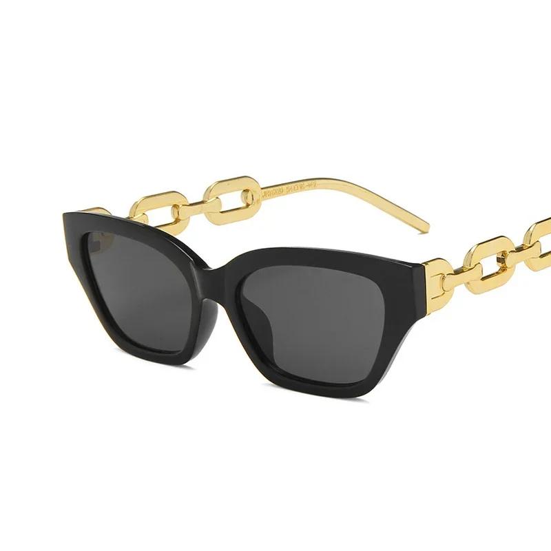 Kocie Oko Kwadratowe Okulary Przeciwsłoneczne Damskie Męskie Markowe Projektanckie Retro Moda Okulary Przeciwsłoneczne Damskie Męskie Lustrzane Plastikowe Punk