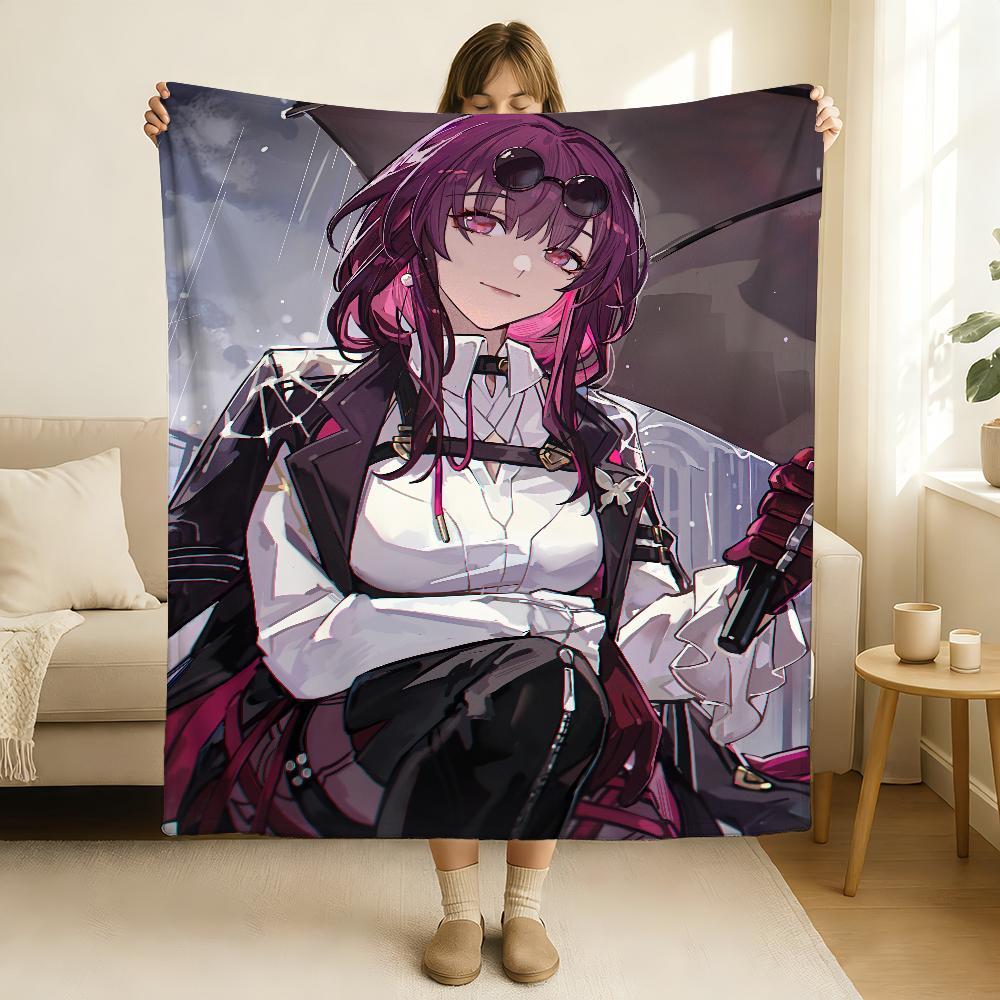 Game Honkai Star Rail Kafka Blanket Soft and Skin Friendly For Couch Bed Napping Bedspread All Seasons Comforter