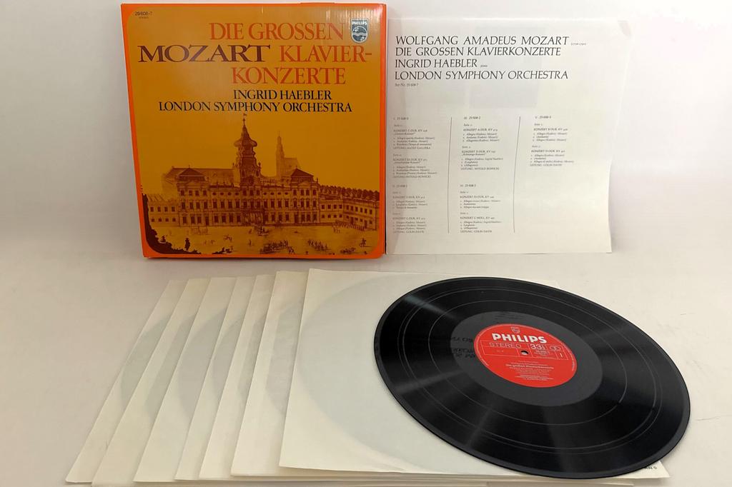 LP Record INGRID HAEBLER LONDON SYMPHONY ORC  Mozart Die Grossen Klavierkonzerte 296087 PHILIPS Germany Classical Used