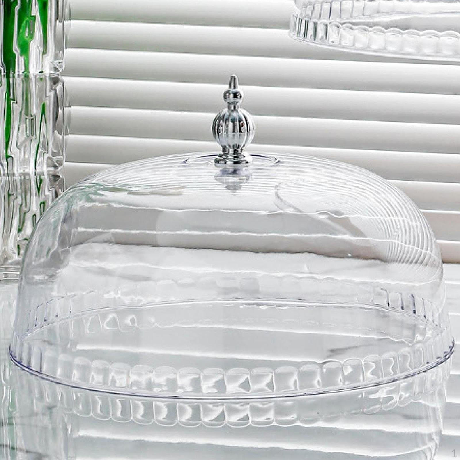 

Крышка для торта с куполообразной ручкой, устойчивая пластина, покрытая пастельным слоем, кран для слоеного теста 30CM