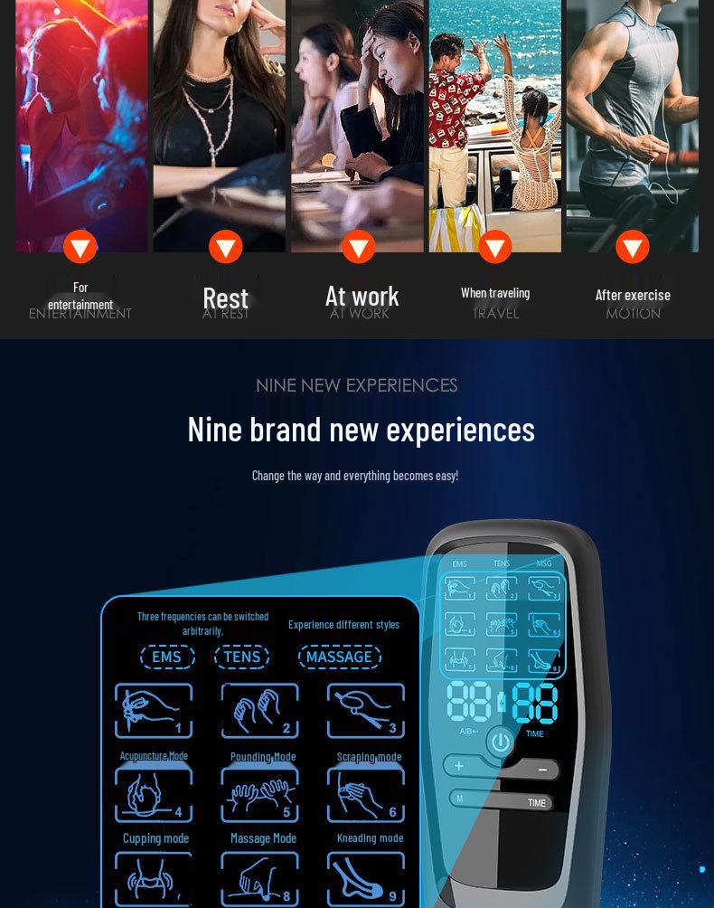 2025 Multifunctional Microcurrent Muscle Therapy Massager