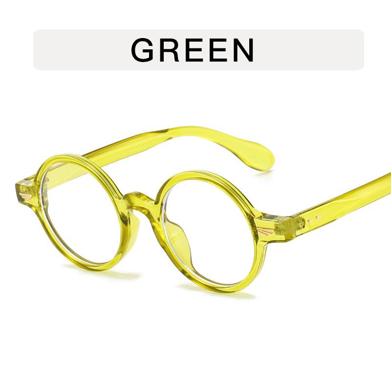 

Round Shape Decorative Glasses Fashion Stylish Anti Blue Light Men Glasses Frame High Quality Women Glasses