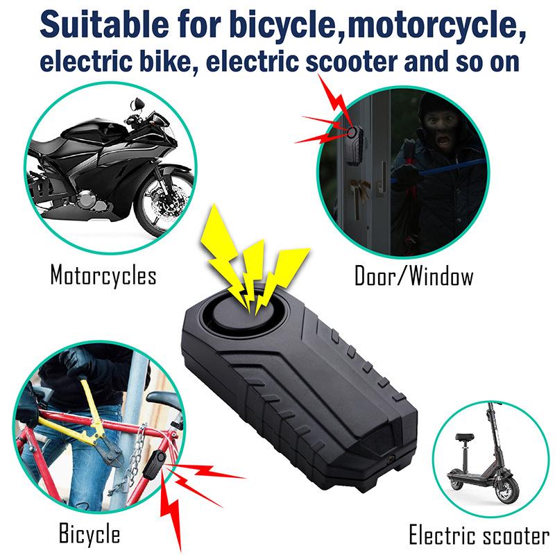 SF22R Vélo Électrique Transfrontalier Alarme Antivol avec Capteur de Vibration et Télécommande