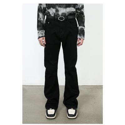 Long Trousers Versatile Black Micro Stretch Jeans Men's Pants Straight Loose Jeans for Men Fashionable and Comfortable Pants
