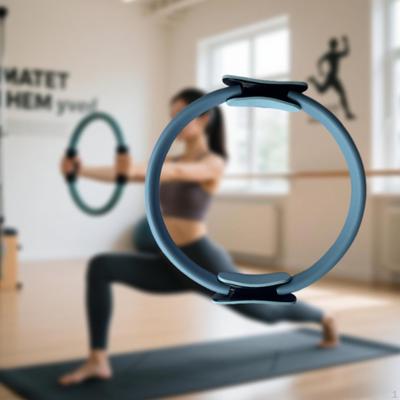 Pilates Fitness Circle for Women Men Elastic Yoga with Handles Exercise Equipment Studio Core