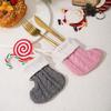 10Pcs Knitted Christmas Stocking Creative Colorful Socks Ornament Stylish Holiday Decoration for Wall or Tree Display