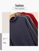 Herren Pullover 100% Reine Wolle Unifarben Jacquard Rollkragen, Hoher Kragen Basisschicht für Herbst/Winter 2025