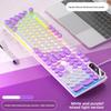 K600 Gaming Mechanical Keyboard with Illumination and Two-Tone Design - Computer Accessories