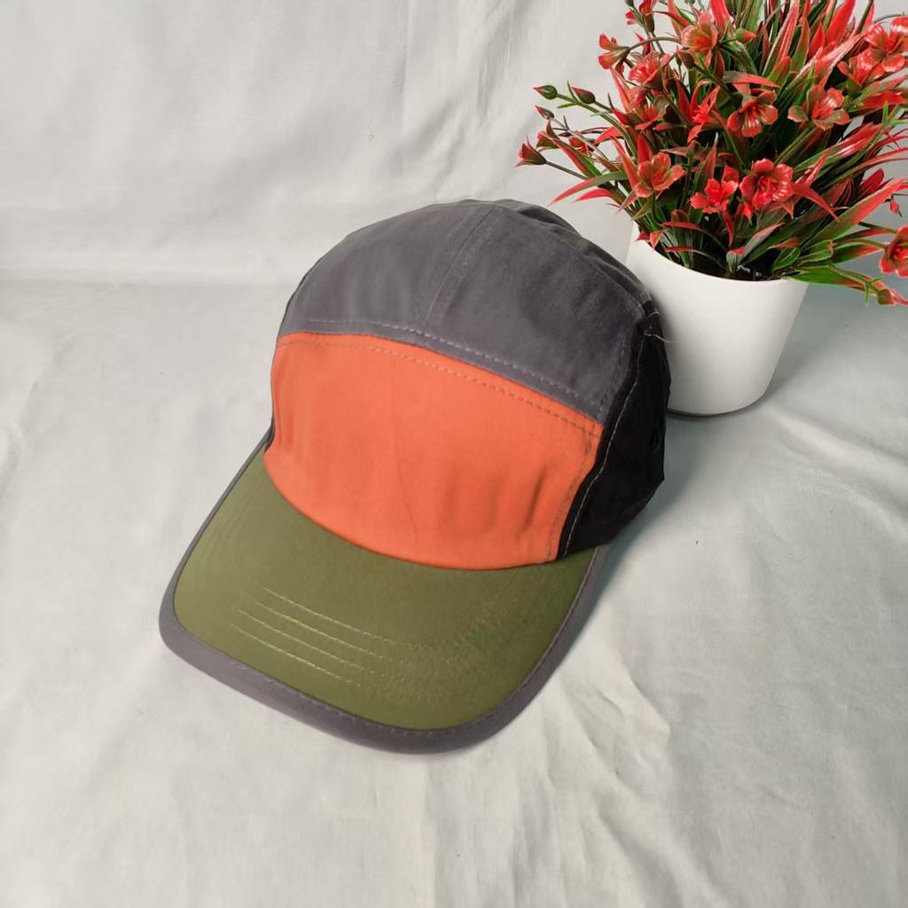 Color five-piece color matching quick-drying hat women's summer versatile sunscreen cap retro casual baseball cap men's tide