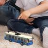 Classic Tram Model Transport Car 1:90 Scale Collectible Alloy Birthday Gifts Interactive Decor
