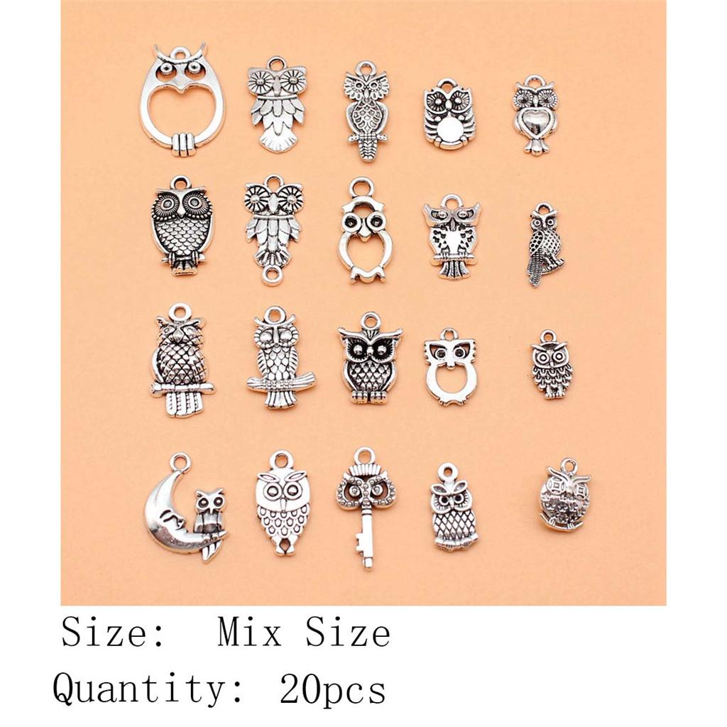 Geburtstagsgeschenke Groß Charms Vogel Schmetterling Gemischte Set Charms Anhänger Souvenir Frau Anhänger