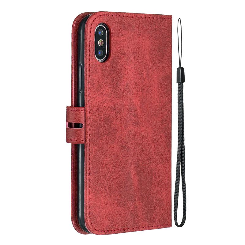 Custodia per iPhone X XS Max XR 10 case i phone X iphonex SE 8 7 12 11 13 Pro 14 Custodia Portafoglio Copertura Magnetica in Pelle Flip Coque