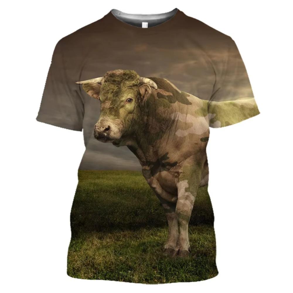 3D Print Spanish Bullfight T-Shirts Men Women Streetwear Summer Fashion Short Sleeve T Shirt Hip Pop O-Neck Kids Tees Clothing