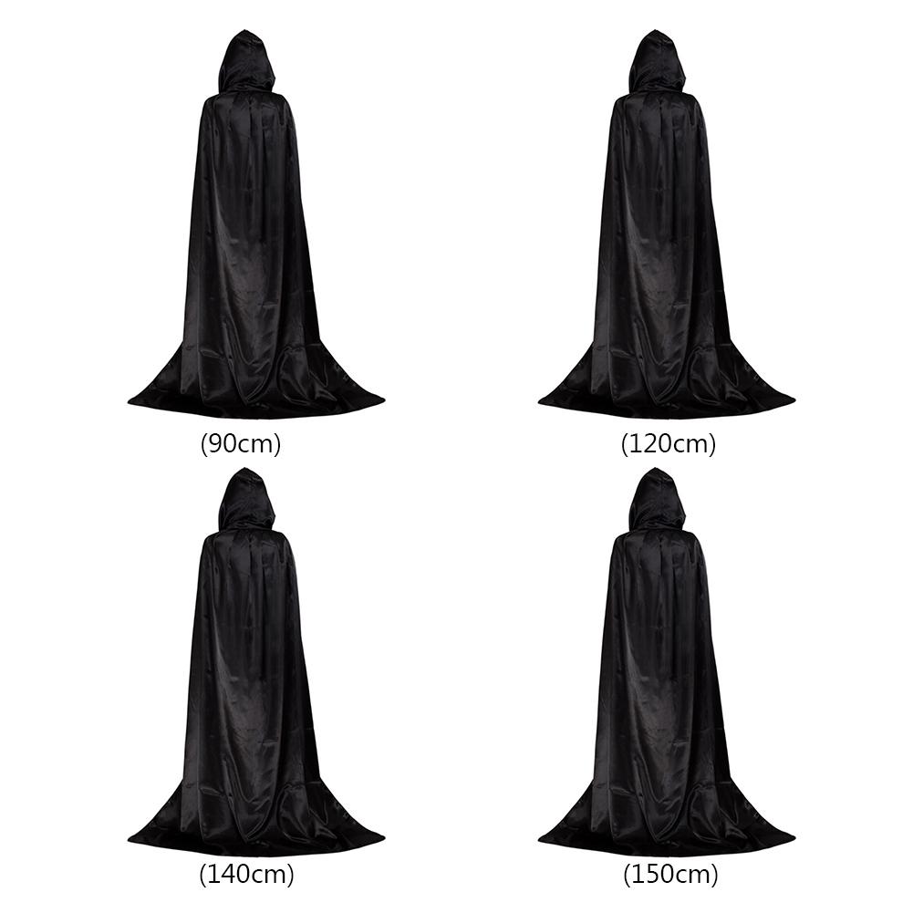 Halloween Capes Robe Women Men Cosplay Costumes Long Hooded Devil Demon Dress Up Props Performance Costume for Halloween Party