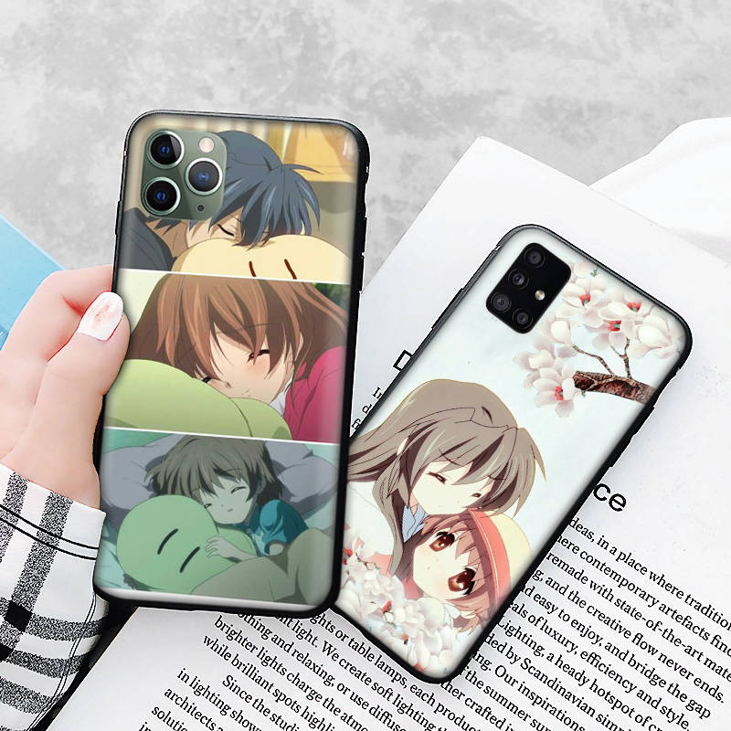 

Чехол A-181 Clannad After Story для Samsung S24 S23 S22 S21 FE Ultra Xiaomi Redmi Note 13 12 11 iPhone 14 15 Pro Max OPPO A12 Reno VIVO A15 Redmi 13C 5G кожа буйвола
