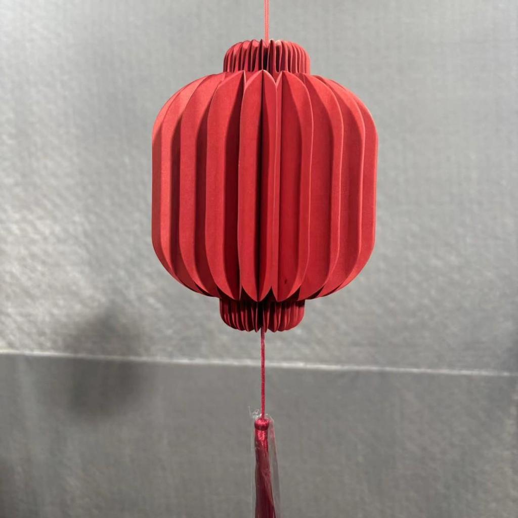 3D Horse Year Chinese Lantern Honeycomb Hanging Ornament for 2026 Spring Festival