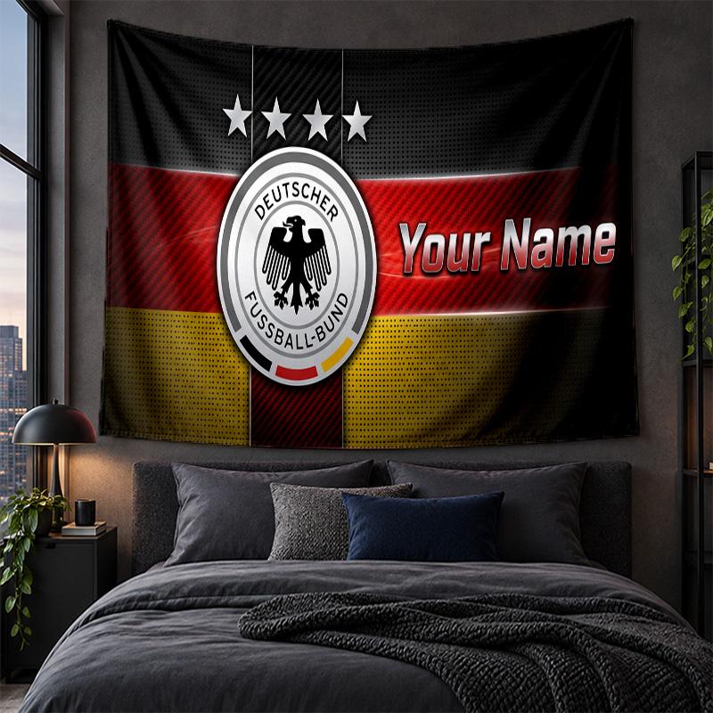 Personalized Tapestry Wall Hanging Germany national football team Pattern Art Background Cloth